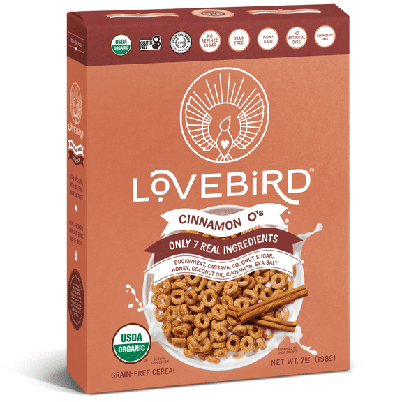Lovebird Organic Grain Free Cereal - Cinnamon