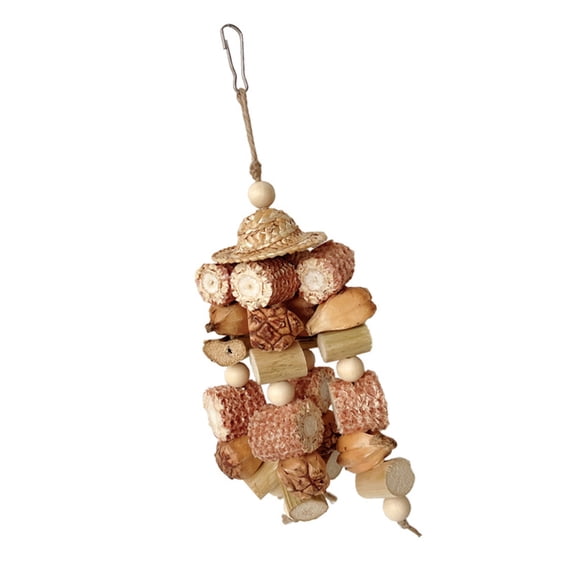 Lovebirds Activity Toy Parrots Macerator Toy Pet Bird Foraging Chewing Toy for Media Sized Parrots