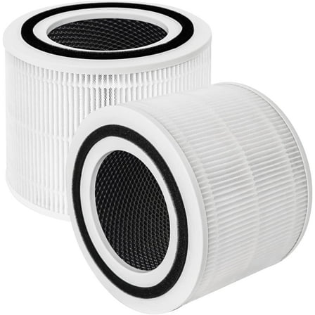 Loveco 2 Pack Replacement Air Purifier Filter for LEVOIT Core 300 300S Compared to Part Core 300-RF