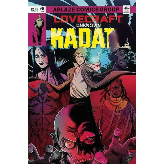 Lovecraft: Unknown Kadath #8C VF ; Ablaze Comic Book