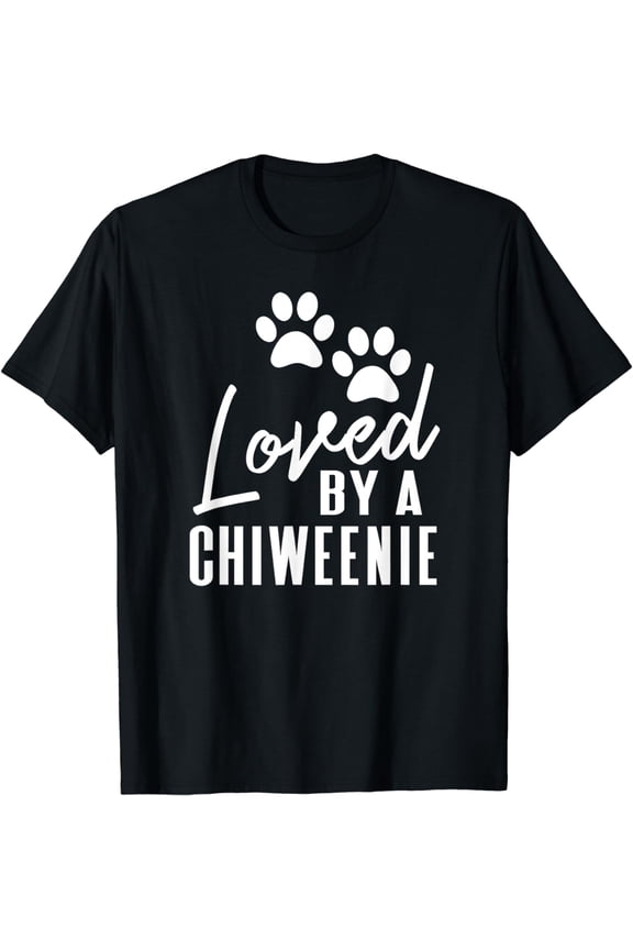 Loved By A Chiweenie Puppy Dog Mom or Dad T-Shirt