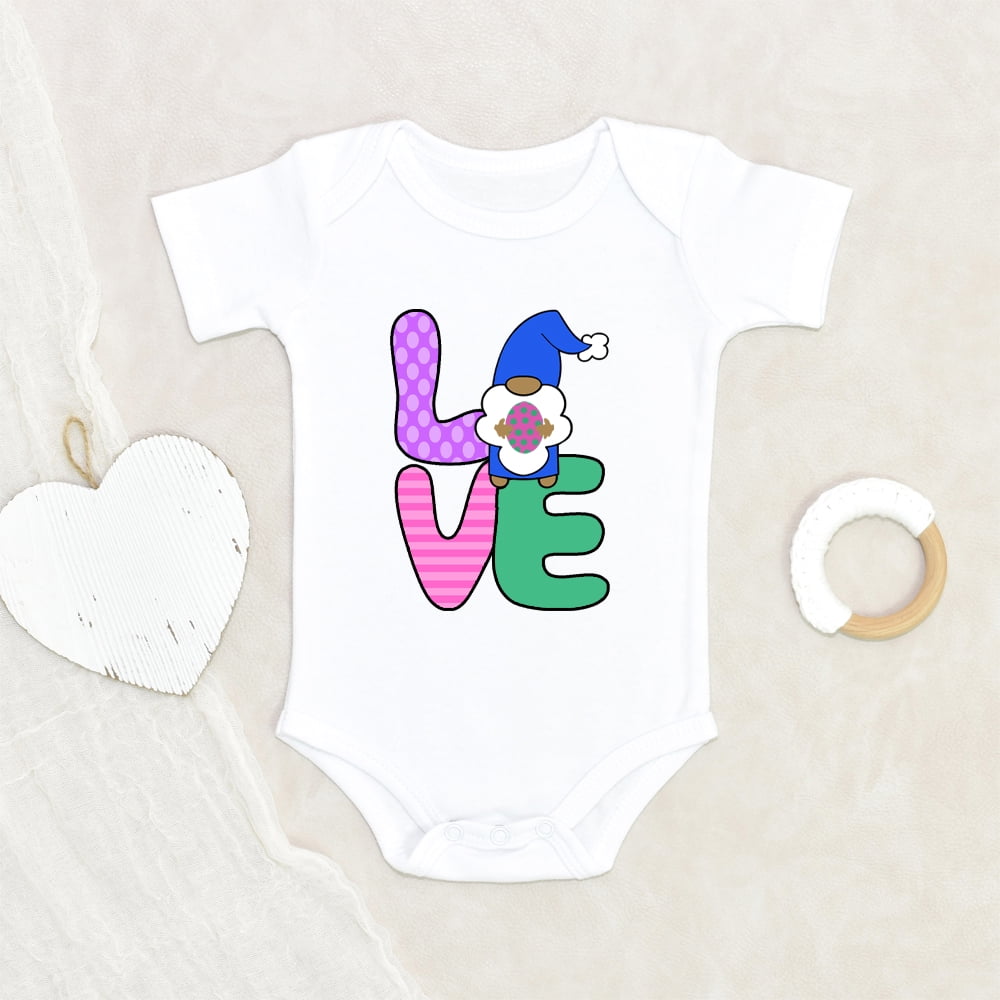 Loved Gnome Baby Clothes - Cute Easter Baby Girls Clothes - Cute Easter ...