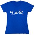 thumbnail image 1 of Loved Heart Sarcastic Humor Novelty Funny Women's Casual Tees, 1 of 3