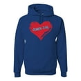 thumbnail image 1 of Loved John 3:16 Bible Verse Christian Inspirational/Christian Unisex Graphic Hoodie Sweatshirt, Royal, X-Large, 1 of 3