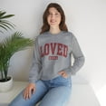 thumbnail image 1 of Loved Mama Sweatshirt, Mama Retro Valentine's Day Sweatshirt, Mom Gifts, 1 of 5