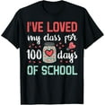 thumbnail image 1 of Loved My Class For 100 Days Of School Valentine Teacher T-Shirt Shirts, 1 of 3
