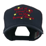 Loved One in Armed Forces Embroidered Cap - Navy OSFM