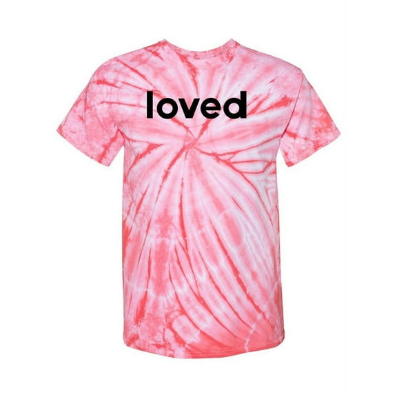 Loved Tie-Dye Cyclone Men -Smartprints Designs, Male Large