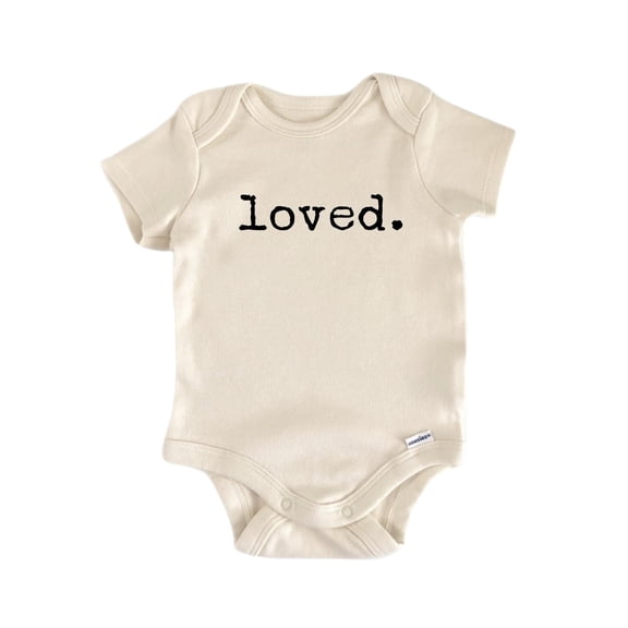 Loved Valentines Newborn Baby Bodysuit
