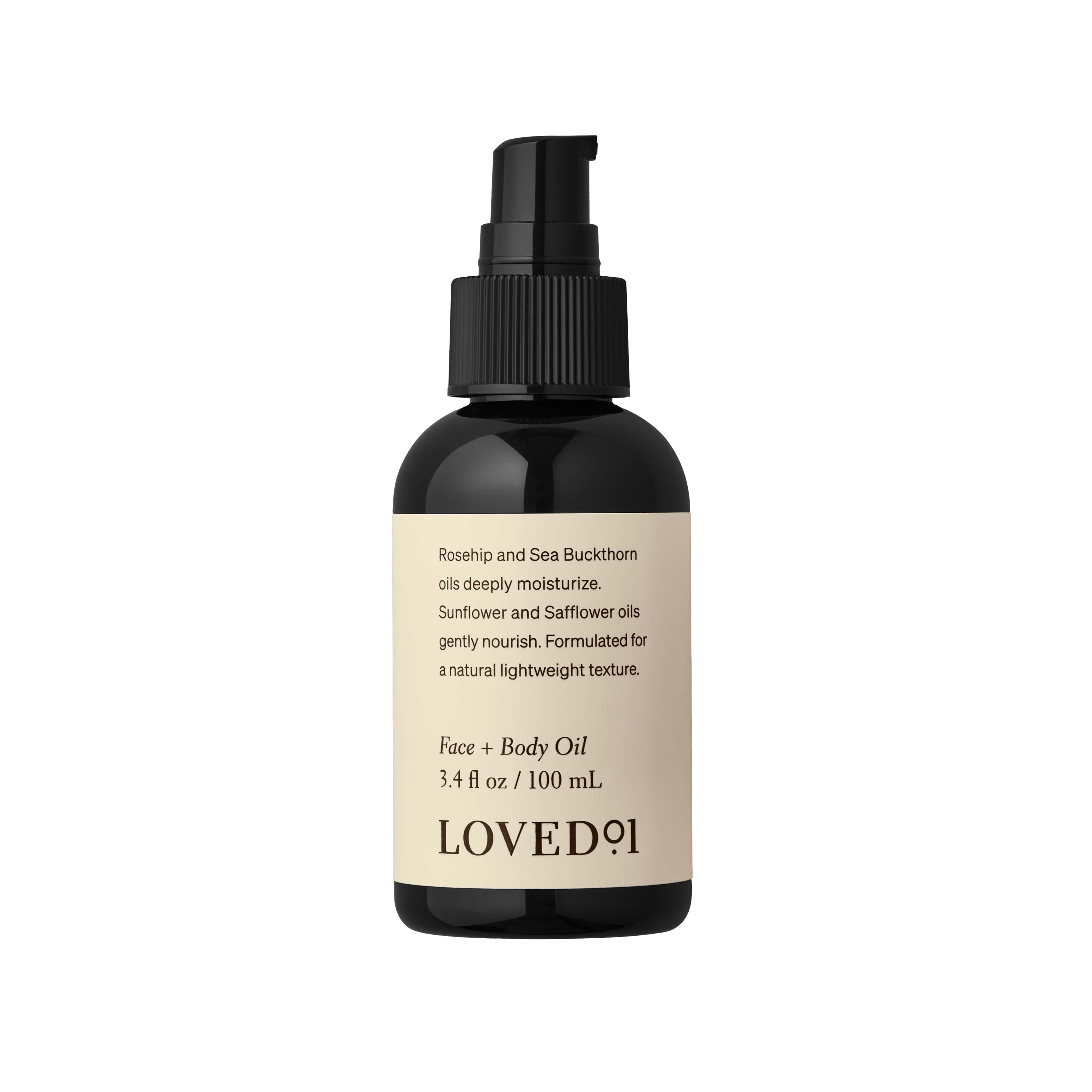 Loved01 by John Legend Face and Body Oil with Sea Buckthorn Oil and Rose Oil, for All Skin 3.4 fl oz