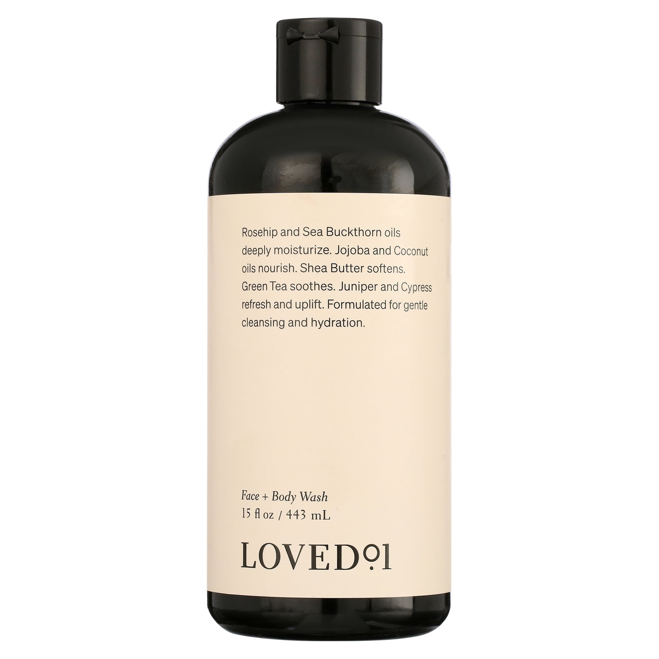 Loved01 by John Legend Face and Body Wash with Seabuckthorn Oil and Rosehip Oil, for All Skin Types 15 fl oz