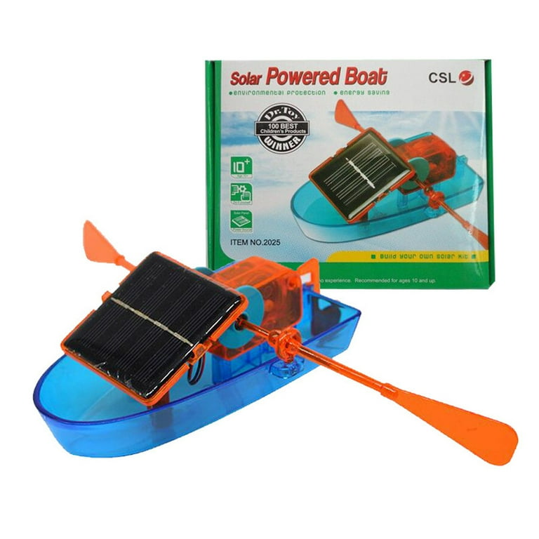 Lovehome Solar Powered Boat DIY Building Kit Science Explorer Toy Kids Educational Toy