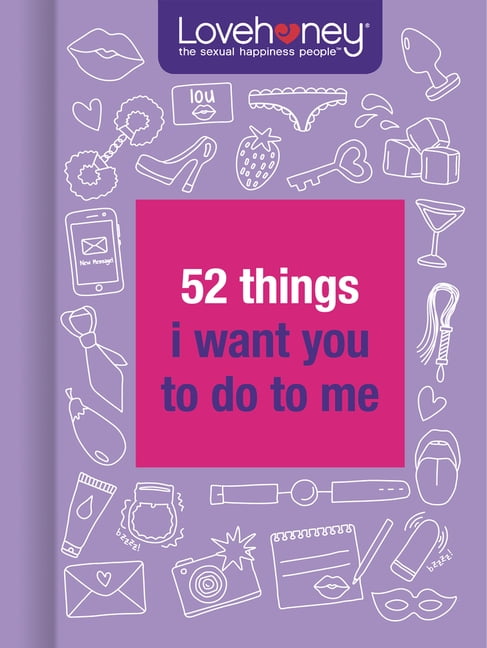 Lovehoney Gift Books 52 Things I Want You to Do to Me (Hardcover) picture photo