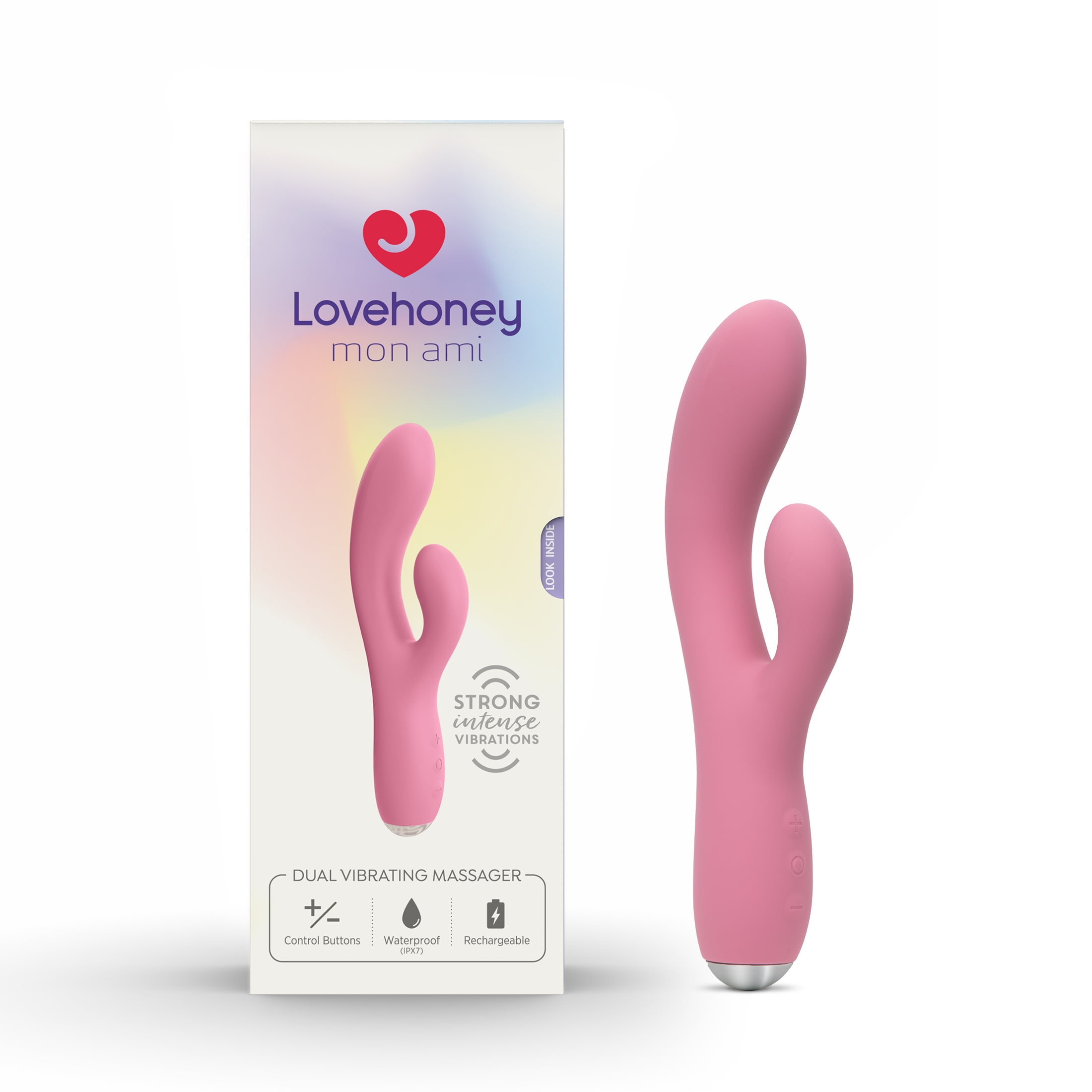 Lovehoney Mon Ami G-Spot Dual Vibrating Massager, Light Orchid image image