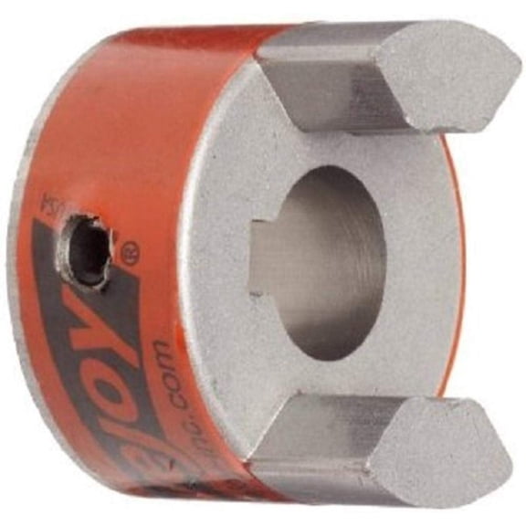 Lovejoy 11733 Size L110 Standard Jaw Coupling Hub, Sintered Iron, Inch, 0.625" Bore, 3.32" OD, No Keyway CA2