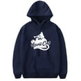 thumbnail image 1 of Lovejoy Anvil Cat Front Print Hoodie Wilbur Soot Merch Unisex Casual Sweatshirt Long Sleeve Pullover, 1 of 4