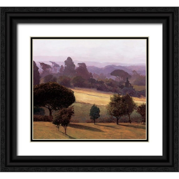 Lovelace, Kent 16x15 Black Ornate Wood Framed with Double Matting Museum Art Print Titled - Greve
