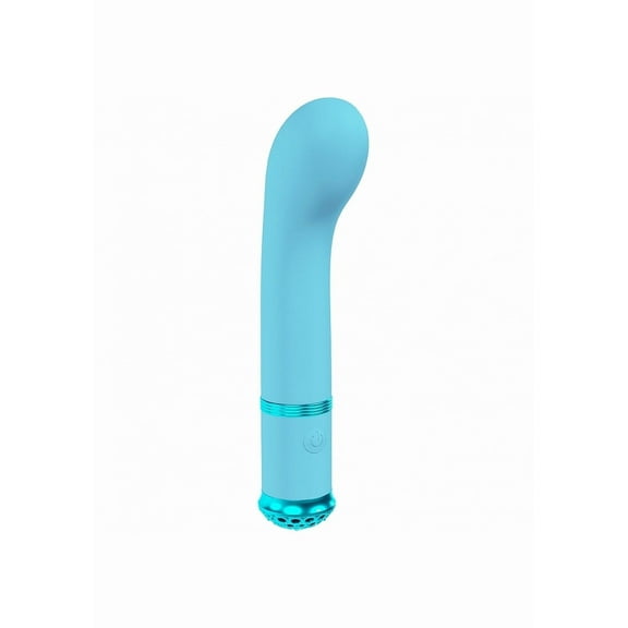 Loveline Cherie 10 Function Silicone Rechargeable G-Spot Vibrator, Blue