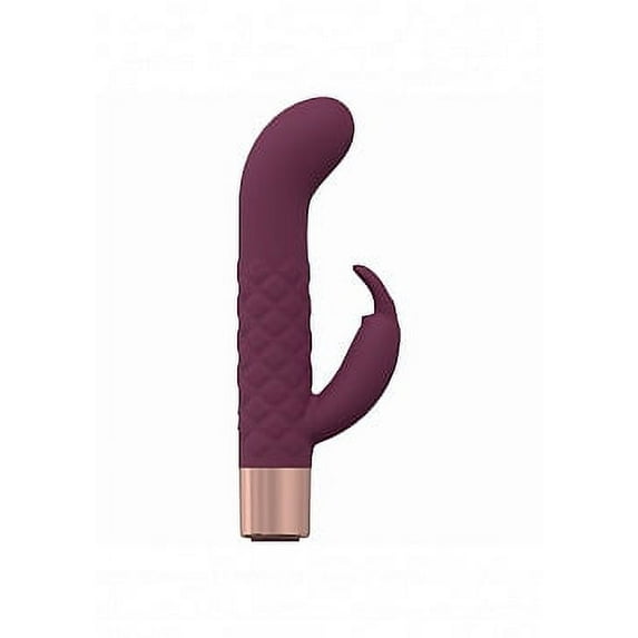 Loveline Devotion Mini-Rabbit Vibrator, Burgundy