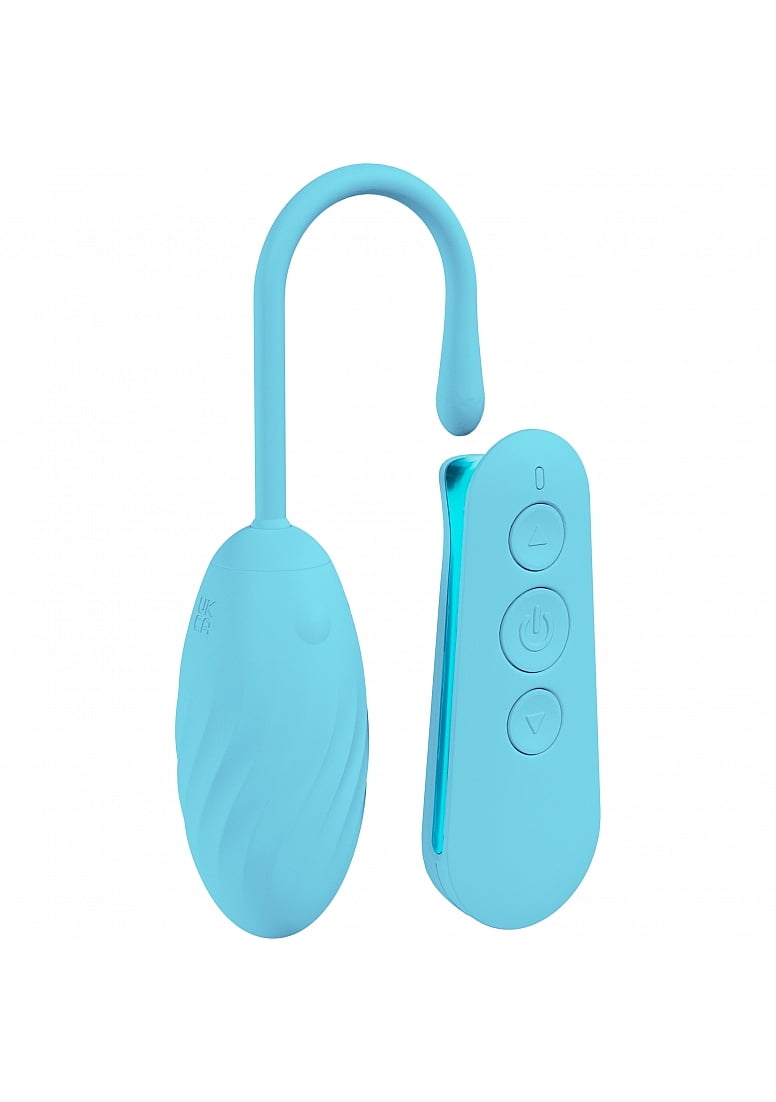 Loveline Felicite 10 Function Silicone Rechargeable Egg G-Spot Vibrator  with Remote Control, Blue - Walmart.com