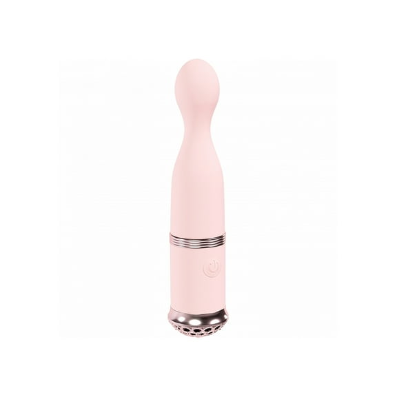 Loveline Finesse 10 Function Rechargeable Silicone Ball Tip G-Spot Vibrator, Pink