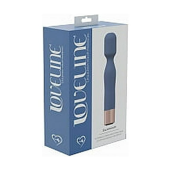 Loveline Glamour Mini Personal Massage Wand, Blue