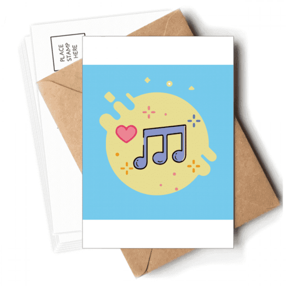 Loveliness Mignon Musical Mark Postcards Envelopes Blank Note Cards Mailing