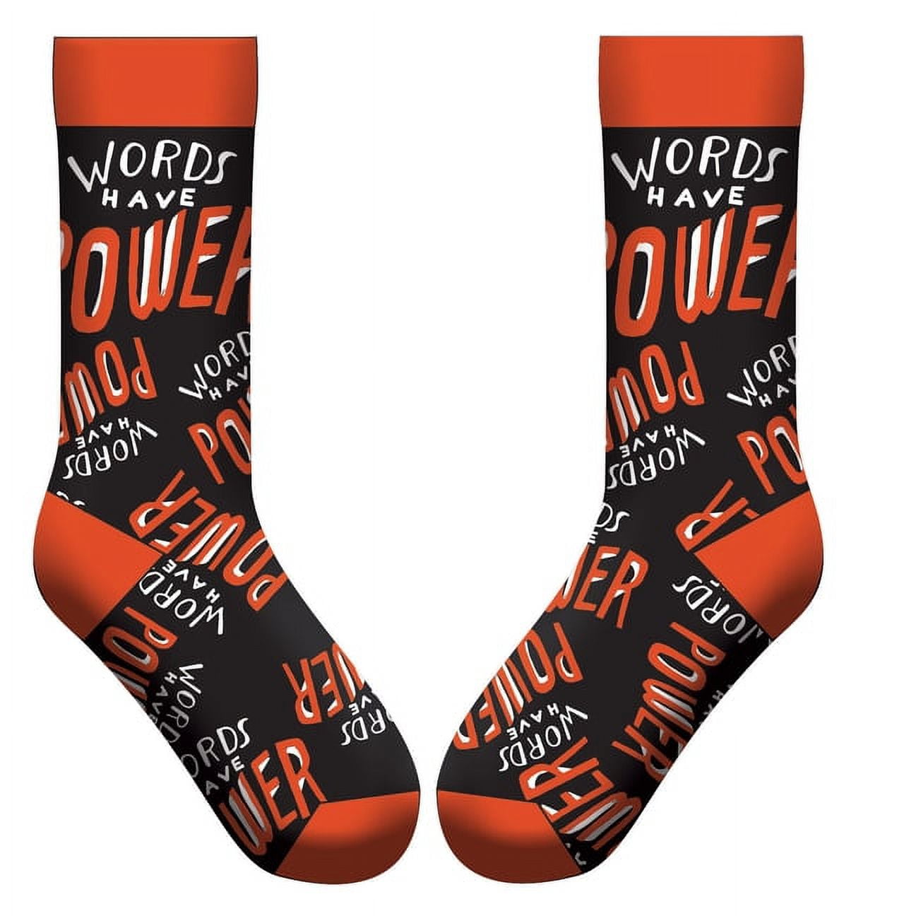 GIBBS SMITH Lovelit: Words Have Power Socks (Other)