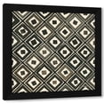 thumbnail image 1 of Kathrine Lovell 12x12 Black Modern Wood Framed Wall Art Titled - Diagonal Squares Light, 1 of 6