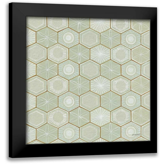 Lovell, Kathrine 12x12 Black Modern Framed Museum Art Print Titled - Hex I