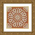 thumbnail image 1 of Lovell, Kathrine 12x12 Gold Ornate Wood Framed with Double Matting Museum Art Print Titled - Terra Cotta Tile I, 1 of 4
