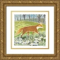thumbnail image 1 of Lovell, Kathrine 12x12 Gold Ornate Wood Framed with Double Matting Museum Art Print Titled - Wild Woodland I, 1 of 4
