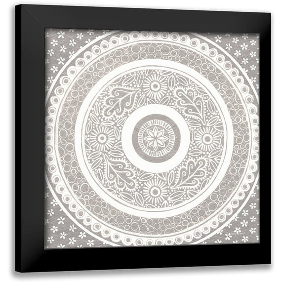 Lovell, Kathrine 15x15 Black Modern Framed Museum Art Print Titled - Hemma III Neutral Crop