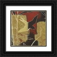 thumbnail image 1 of Lovell, Kathrine 15x15 Black Ornate Wood Framed with Double Matting Museum Art Print Titled - Sun Stems Tile I, 1 of 4