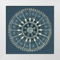 thumbnail image 1 of Lovell, Kathrine 15x15 White Modern Wood Framed Museum Art Print Titled - Adire III v2 Cream, 1 of 4