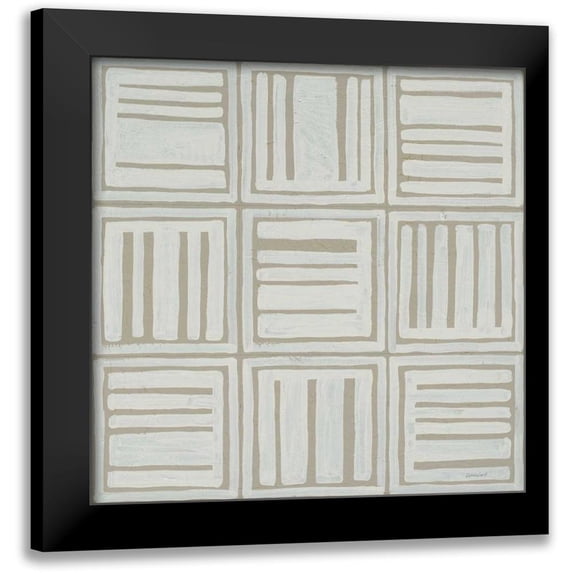Lovell, Kathrine 20x20 Black Modern Framed Museum Art Print Titled - Bambala I
