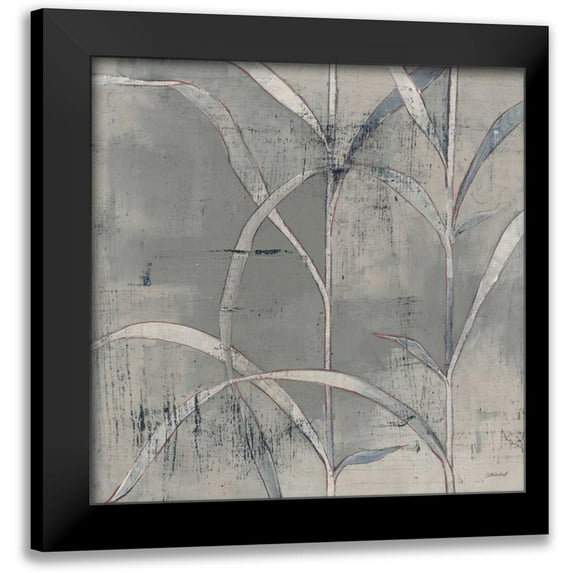 Lovell, Kathrine 20x20 Black Modern Framed Museum Art Print Titled - In the Garden III Gray