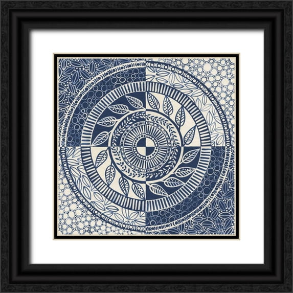 Lovell, Kathrine 20x20 Black Ornate Wood Framed with Double Matting Museum Art Print Titled - Hemma I