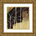 thumbnail image 1 of Lovell, Kathrine 20x20 Gold Ornate Wood Framed with Double Matting Museum Art Print Titled - Sun Stems Tile IV, 1 of 4