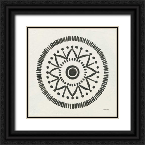 Lovell, Kathrine 26x26 Black Ornate Wood Framed with Double Matting Museum Art Print Titled - Kami V