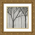 thumbnail image 1 of Lovell, Kathrine 26x26 Gold Ornate Wood Framed with Double Matting Museum Art Print Titled - Spring Trees Greystone III, 1 of 4