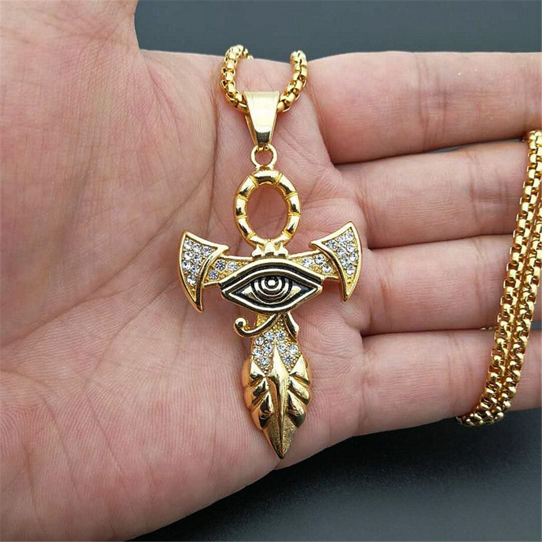 Lovelord Egyptian Ankh Cross Pendant Necklace For Women/Men