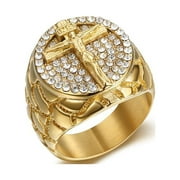 Brilliance 10 Karat Yellow Gold 1/5 CTTW Diamond Bypass Fashion Ring Women,  Adults 