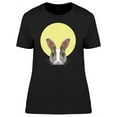 thumbnail image 1 of Lovely Abstract Bunny T-Shirt Women -Image by Shutterstock, Female Large, 1 of 4