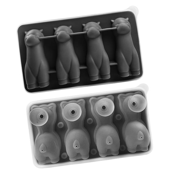 Lovely Alpacas Shape Ice Tray Easily Release Ice Making Tool Molds Food Grade Silicone Ice Maker Mold Easy to Clean