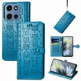 thumbnail image 1 of Lovely Animal Pattern Wallet Flip Case for Motorola Moto G Stylus 5G 2025, PU Leather Magnetic Closure Card Holder Lanyard Kickstand Phone Cover for Motorola Moto G Stylus 5G 2025, Blue, 1 of 10
