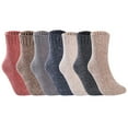 thumbnail image 1 of Lovely Annie 5 Pairs Latest Fashion Splendid Women's Cotton Crew Socks, Comfortable - Breathable Best for Multiple Activities L1859 Size 5-11 5P5C-Assorted, 1 of 9