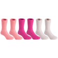 thumbnail image 1 of Lovely Annie 6 Pairs Thick & Warm Children's Wool Socks for Kids Perfect as Winter Snow Sock and All Seasons Size 1Y-3Y Rose, Orange, Beige, 1 of 2