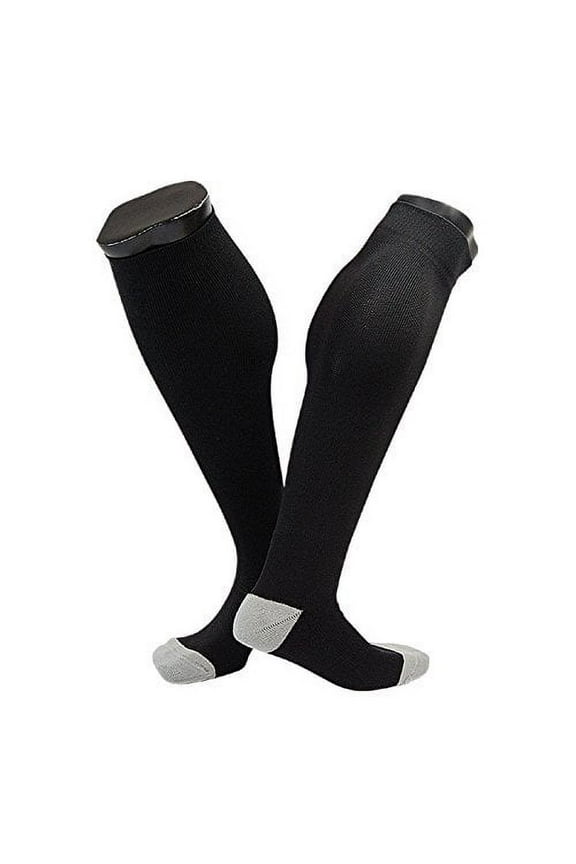 Big Boy's 1 Pair Knee High Sports Socks Size L/XL XL0022-01Black