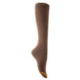 thumbnail image 1 of Lovely Annie Big Girl's 5 Pairs Pack Knee High Cotton Boot Socks LA158212 Size L/XL(Coffee), 1 of 2